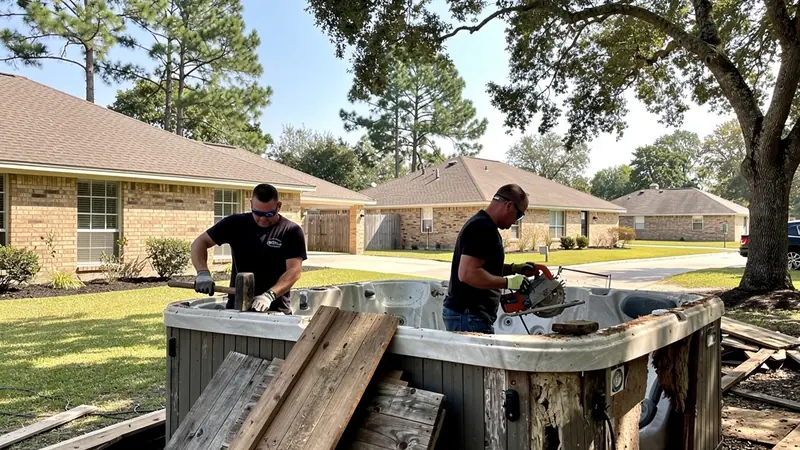 Hot Tub Removal in College Station, TX