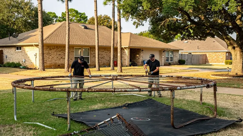 Trampoline Removal in College Station, TX